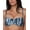 Ink Well, variant on Bar III INK WELL Tie Dye for Printed Bandeau Bikini Swim Top, US Large
