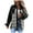 Black, variant on jsaierl Women Jean Jacket Long Sleeve Button Down Plaid Oversized Denim Shacket Jackets