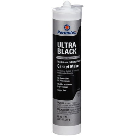 Permatex 24105 Ultra Black Oil Resistant Silicone Gasket Maker - 13 Oz