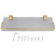 thumbnail image 1 of Bathroom Wall Rack Rust Proof Waterproof Modern Acrylic Panel Floating Storage Shelf for Towel Toiletries 40cm / 15.7in, 1 of 5