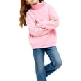 thumbnail image 6 of Ruyang Mock Neck Sweatshirt for Teen Girls Oversized Crewneck Pullover Tops Fall Winter Trendy Hoodies Pockets, 6 of 8