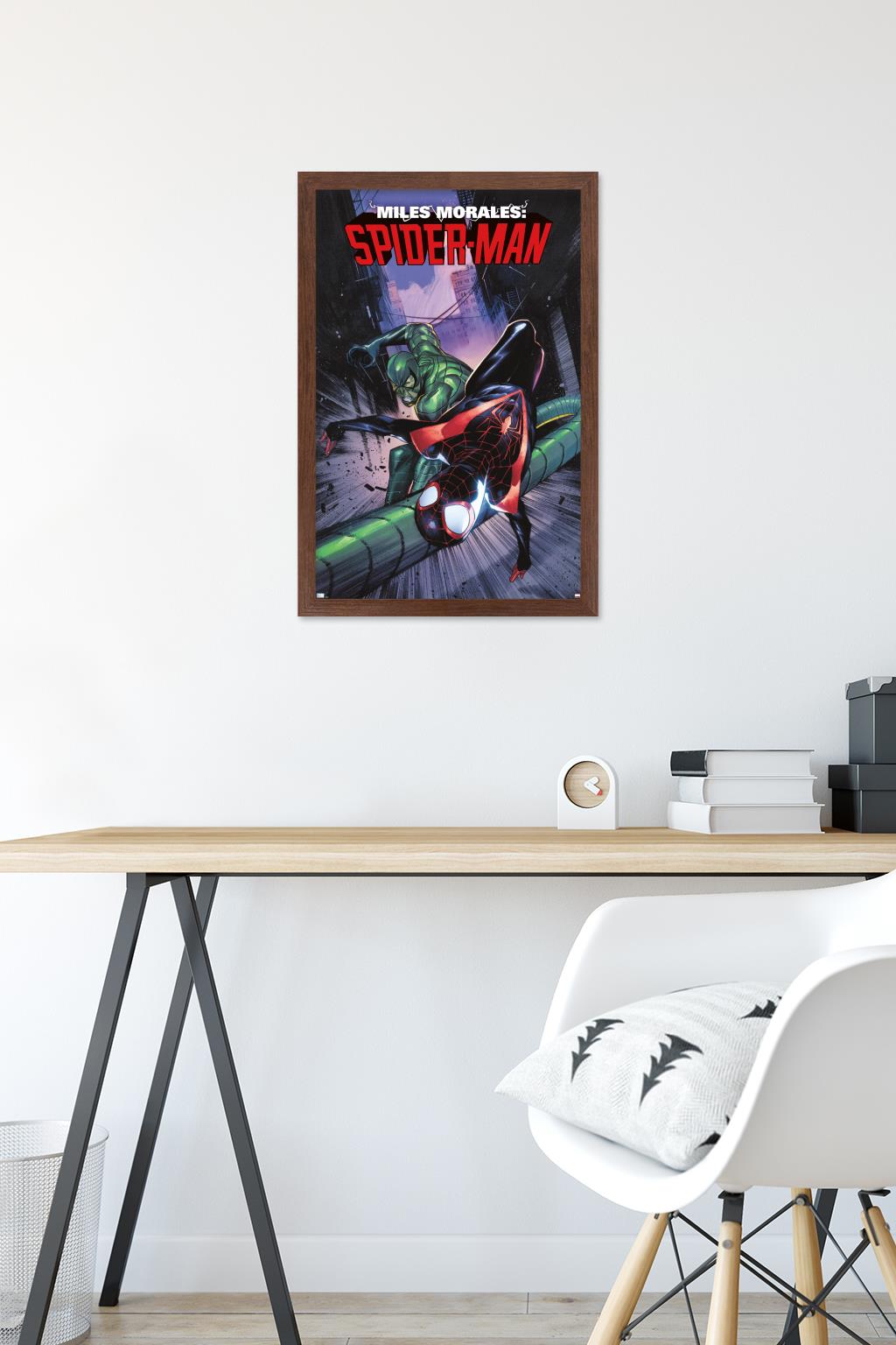 Marvel Comics - Miles Morales: Spider-Man #2 Wall Poster, 14.725" x 22.375" Framed