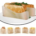 thumbnail image 1 of ZHAOCHENG bolsas reutilizables para tostadora, parrilla (16*16 cm), bolsas para tostadas, bolsa de cocina resistente a altas temperaturas para tostadora, microondas, horno, 1 of 4
