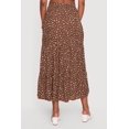 thumbnail image 4 of Women's Ditsy Floral High Waisted Tiered Maxi Skirt, 4 of 4