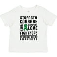 thumbnail image 3 of Inktastic Cerebral Palsy Awareness Strength Support and Courage Boys or Girls Toddler T-Shirt, 3 of 5