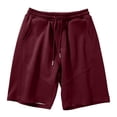 thumbnail image 7 of Men's Bermuda Shorts Workout Shorts Fitness Running Outdoor Casual Athletic Jogging Knee Length Pants with Pockets, 7 of 7