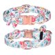thumbnail image 5 of Collar para perro de niña de las flores para perras con hebilla de metal de seguridad, 5 of 5