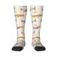 thumbnail image 1 of Balery Striped Vintage Planes Calcetines novedosos Calcetines deportivos Calcetines hasta la rodilla Calcetines de algodón Calcetines originales y geniales, 1 of 6