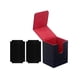 thumbnail image 4 of Estuche de baraja de cartas coleccionables Hugo PU Leather Premium Sports Cards Case Negro, 4 of 9