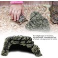 thumbnail image 5 of Refugio de lagartos, tortuga, pez anfibio, plataforma de observación, cueva de resina de reptiles, pequeños lagartos, decoración de acuario, adorno (mediano) Feliz Sencillez, 5 of 5