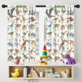 thumbnail image 5 of Blackout Kids Curtains,Alphabet Dinosaur Names Chart Pattern Childrens Insulated Curtains Set Of 2,Bedroom Essentials,Toddler Room Decor 42"x54", 5 of 5