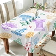 thumbnail image 4 of Dreamtimes Easter Bunny Eggs Tablecloth, Waterproof Washable Polyester Square Table Cover, Durable Tablecloth for Kitchen Dining Table Party Decor ( 60"x 120"), 4 of 7