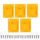 thumbnail image 1 of Paquete de 5 soportes de herramientas de batería amarillas Soporte de montaje para herramientas eléctricas de batería de litio Soporte para colgar herramientas eléctricas de batería de litio para, 1 of 9