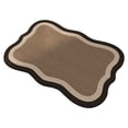 thumbnail image 4 of OCCOA Wavy Edges Diatomaceous Earth Bath Mat, Quick Absorb Non-Slip Shower Rug, Soft Neutral Brown Entry Mat for Bathroom Floor Holiday Home, Multicolor, 4 of 6