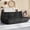 Black, variant on HABUTWAY 3-Seater Giant Bean Bag Sofa, Memory Foam Loveseat Fireside Chair for Adults, Living Room Bedroom Office