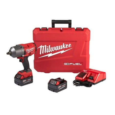 

Milwaukee 2767-22 M18 18V Lithium-Ion FUEL 1/2 High Torque Impact Wrench Kit with Case and Charger