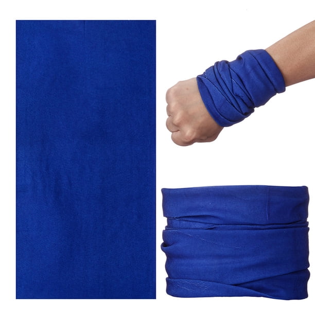 Turbante mágico de color sólido sin costuras para exteriores, máscara para andar en bicicleta para hombres y mujeres, conjunto para el cuello, bufanda a prueba de viento y sol para verano