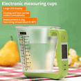 thumbnail image 3 of TOP! Kitchen Scale Digital Measuring Cup Electronic Temperature Kettle Beaker with LCD Display, 3 of 4