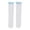 Sky Blue, variant on Women's Sheer Mesh Fishnet Knee-High Socks with Ruffled Lace Polka Dot Stockings (1 Pair)