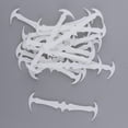 thumbnail image 2 of 16 cordones elásticos de gel de sílice tipo murciélago sin atar, para zapatillas deportivas Blanco, 2 of 9