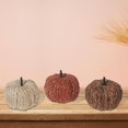 thumbnail image 3 of Chenille Trio Pumpkins, 3 of 3