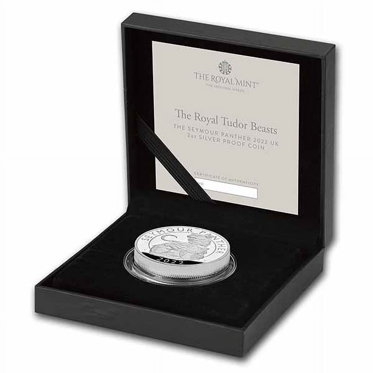 2022 Royal Mint 2 oz Silver Seymour Panther Proof Coin - Limited