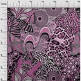 thumbnail image 3 of oneOone Viscose Jersey Pink Fabric Abstracts Fabric For Sewing Printed Craft Fabric By The Yard 60 Inch Wide, 3 of 5