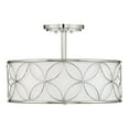 thumbnail image 2 of Reid 4-Light Ceiling Light in Polished Nickel, 2 of 5