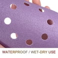 thumbnail image 3 of Unique Bargains 10 Pack 5-Inch Purple Sanding Discs 80 Grits 8 Hole Hook & Loop Professional Aluminum Oxide Sandpaper, 3 of 7