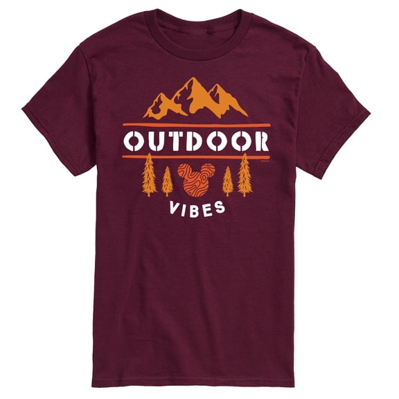Disney - Outdoor Vibes Men's Short Sleeve Graphic T-Shirt