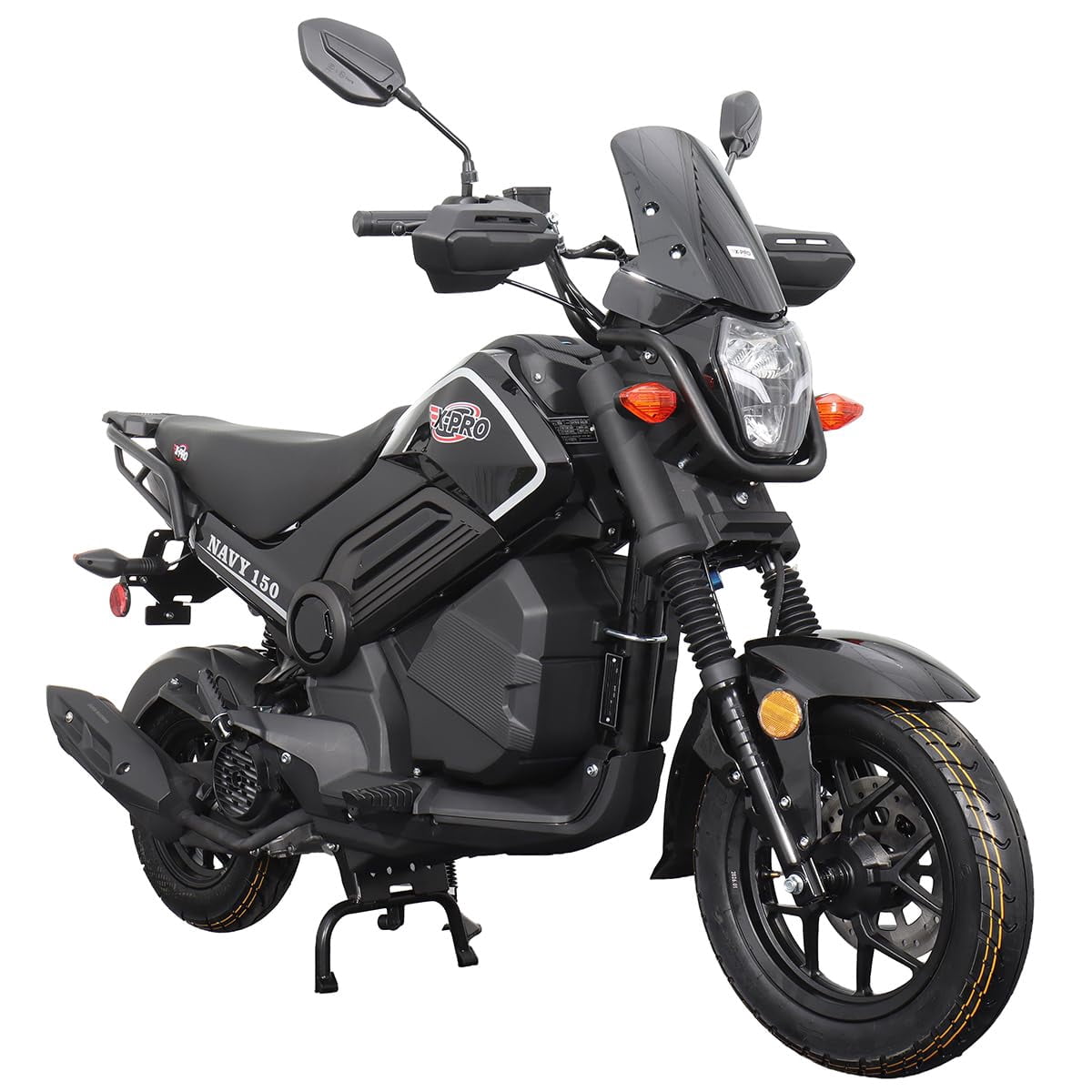 X‑Pro Navy 150cc Automatic Motorcycle – CVT Scooter with Electric & Kick Start, LED Lights, Aluminum Wheels, 149.6cc Air‑Cooled Engine