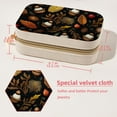 thumbnail image 5 of Thanksgiving Acorn Velvet Portable Earring Organizer with Removable Compartment - Gift Jewelry Box/Jewelry Boxes - Jewelry Display, 5 of 7
