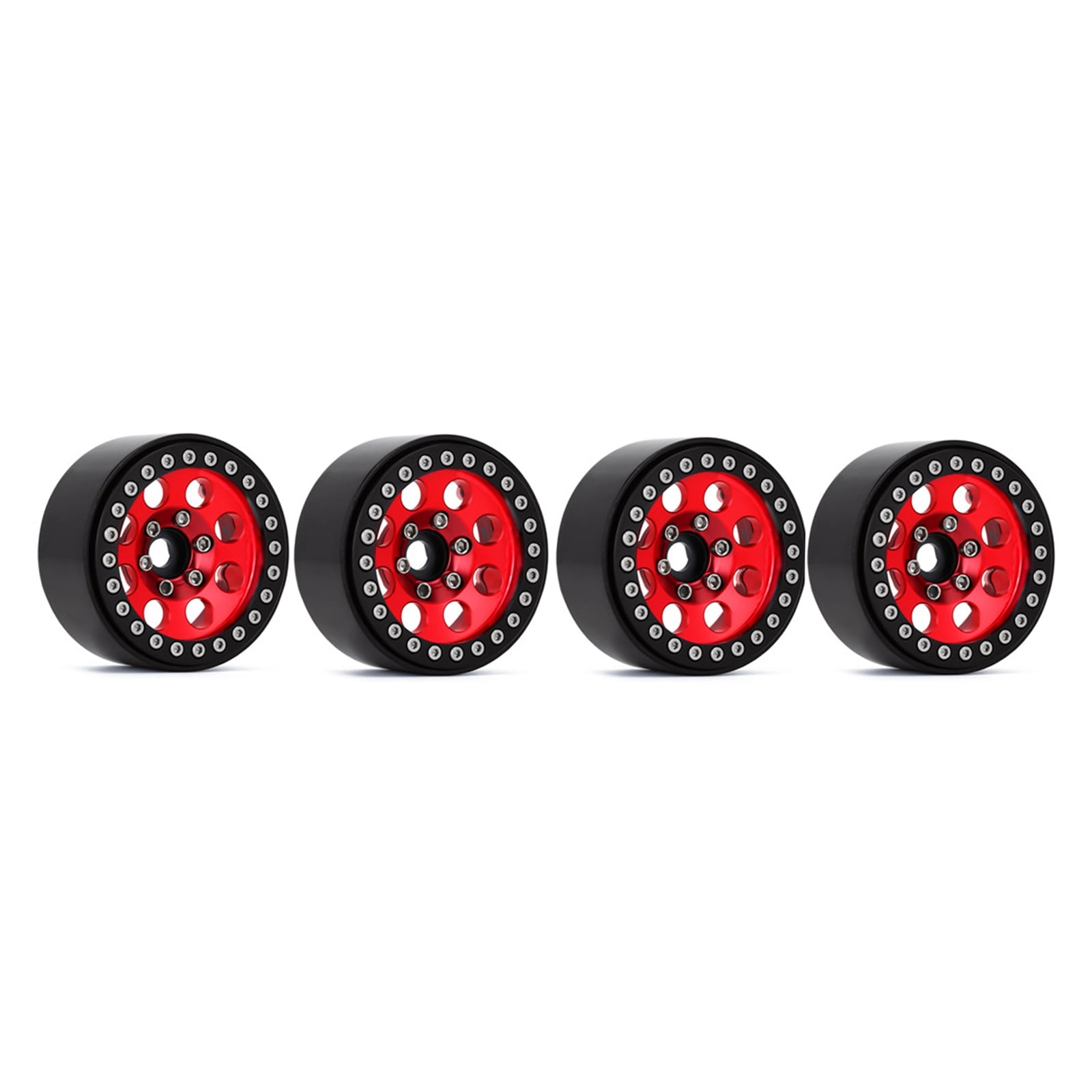 Aluminum Alloy RC Wheel Rims Aluminum Alloy Beadlock Wheel Rims (2.2in ...