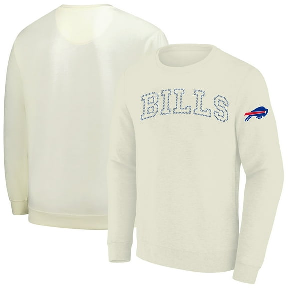 Men's Profile Cream Buffalo Bills Big & Tall Fleece Sweatshirt