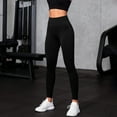 thumbnail image 6 of HongQid Women's Leggings Hip Lifting Casual High Waist Fitness Gym Yoga Pants Seamless, 6 of 8