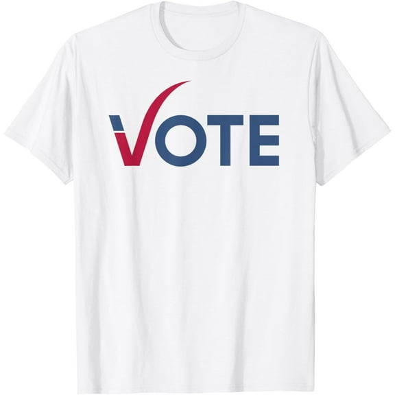 t-shirt Vote Cool Red Blue T-Shirt for Men and Women 2024 Election T-Shirt mens, woman, white，funny，journey，Crew Neck, Short Sleeve,custom clothing patterns.gift