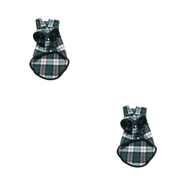 Billuyoard Ropa para perros Ropa transpirable para cachorros Chaleco para cachorros Multicolor Sin hebillas Varios tamaños Estilo simple Camisa para Verde XXL 2piezas Billuyoard CBP395314