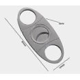 thumbnail image 1 of Stainless steel cigar cutter scissors, double sharp blades for cutting cigar end., 1 of 3