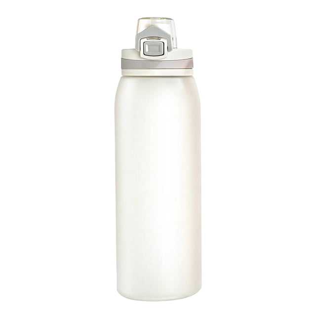 Toystoory Taza de bebida de 900ml, taza de té de oficina, portátil, deportes al aire libre, equitación, Camping, senderismo, botella de agua con infusor Teteras Blanco Toystoory HA080576-01