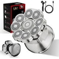 thumbnail image 7 of 9D Bald Head Shavers for Men, 5 in 1 Cordless Rechargeable Electric Head Shavers for Beard, 7 of 7