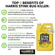 Harris Stink Bug Killer, Liquid Spray with Odorless and Non-Staining Extended Residual Kill Formula for Insects (Gallon)