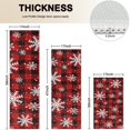 thumbnail image 4 of Red and Black Christmas Snowflake Pattern Kitchen Rugs Sets Of 3,Kitchen Runner Rugs Non Skid Washable,Decorative Kitchen Floor Mats for Kitchen,Sink,Laundry,17"x30"+ 17"x47" + 17"x59", 4 of 6
