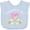Blue, variant on Inktastic Pawpaw's Girl- heart flowers Girls Baby Bib