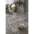 thumbnail image 3 of 5'x8' Ivory Grey Machine Woven Abstract Vermicular Indoor Area Rug, 3 of 3