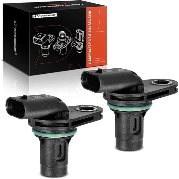 A-Premium 2-PC Engine Camshaft Position Sensor Compatible with Mercedes-Benz C300, E350, E400, E550, E63 AMG, E63 AMG S, GLK350, GLE350, GLE63 AMG, GLE63 AMG S, ML350, ML550, ML63 AMG, GL450, GL550