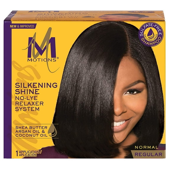 MOTIONS - Silkening Shine No Lye Relaxer Kit [ REGULAR ] * BEAUTY TALK LA *