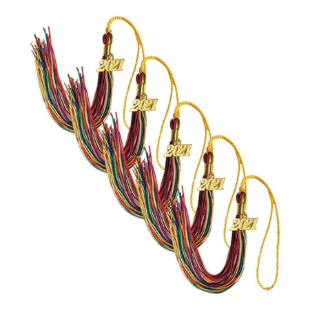 

YZHM Academic Grade Graduation Tassels With 2021 Gold Pendants Graduation Grade Tassels