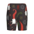 thumbnail image 5 of Easygdp Cute Christmas Gnomes Men's Short Pajama Pants, Sleep Shorts, Household Pants, Casual Pants with Pockets - 3X-Large, 5 of 9