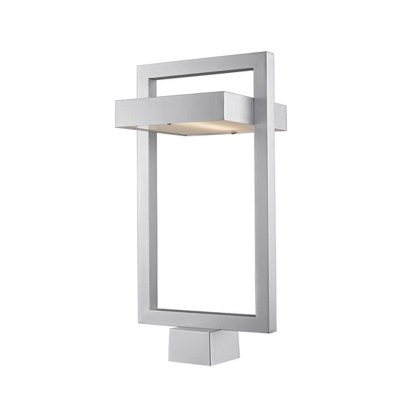 Z-Lite - Luttrel - 12W 1 LED Outdoor Post Mount Lantern in Contemporary Style -