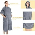 thumbnail image 2 of Solaris Surf Poncho Changing Towel Robe for Women Men, Lightweight Changing Robe with Packable Bags, 2 of 7